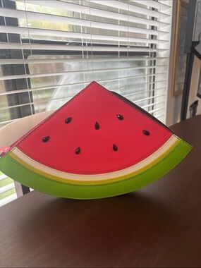 Kate Spade Watermelon Slice Wristlet - Pink, Green, White, Black